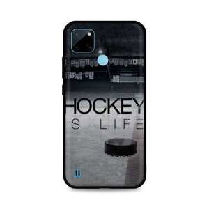 Kryt TopQ Realme C21Y silikon Hockey Is Life 69680 (pouzdro neboli obal na mobil Realme C21Y)