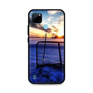 Kryt TopQ Realme C21Y silikon Hockey Sunset 69689 (pouzdro neboli obal na mobil Realme C21Y)