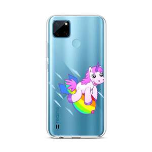 Kryt TopQ Realme C21Y silikon Flying Unicorn 69930 (pouzdro neboli obal na mobil Realme C21Y)