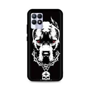 Kryt TopQ Realme 8i silikon Fighting Dog 70028 (pouzdro neboli obal na mobil Realme 8i)