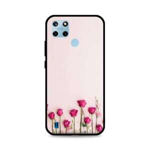 Kryt TopQ Realme C25Y silikon Roses 70516 (pouzdro neboli obal na mobil Realme C25Y)