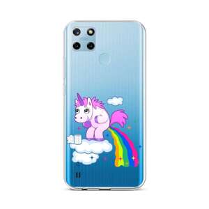 Kryt TopQ Realme C25Y silikon Rainbow Disaster 70591 (pouzdro neboli obal na mobil Realme C25Y)