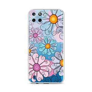 Kryt TopQ Realme C25Y silikon Colorful Daisy 70613 (pouzdro neboli obal na mobil Realme C25Y)