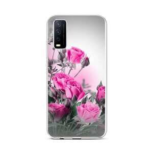 Kryt TopQ Vivo Y11s silikon Rozkvetlé růže 71013 (pouzdro neboli obal na mobil Vivo Y11s)