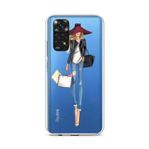 Kryt TopQ Xiaomi Redmi Note 11 silikon Lady 2 71921 (pouzdro neboli obal na mobil Xiaomi Redmi Note 11)