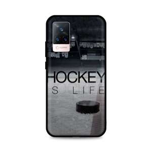 Kryt TopQ Vivo V21 5G silikon Hockey Is Life 72914 (pouzdro neboli obal na mobil Vivo V21 5G)