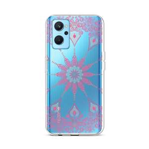 Kryt TopQ Realme 9i silikon Pink Mandala 73036 (pouzdro neboli obal na mobil Realme 9i)