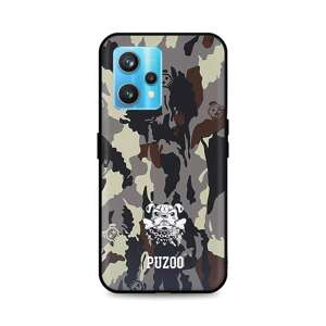 Kryt TopQ Realme 9 Pro+ 3D silikon Maskáčové s buldokem 73171 (pouzdro neboli obal na mobil Realme 9 Pro+)