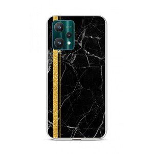 Kryt STYLE TopQ Realme 9 Pro silikon Mramor černo-zlatý 73203 (pouzdro neboli obal na mobil Realme 9 Pro)