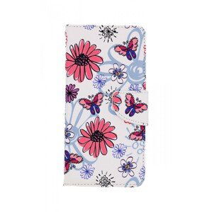 Pouzdro TopQ Samsung A13 knížkové Flowers 73431 (kryt neboli obal na mobil Samsung A13)