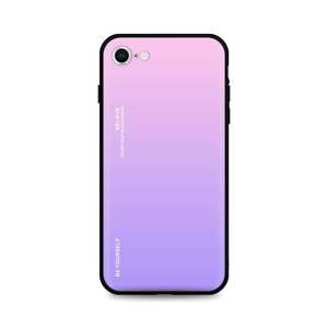 Kryt TopQ LUXURY iPhone SE 2022 pevný duhový růžový 73935 (pouzdro neboli obal na mobil iPhone SE 2022)