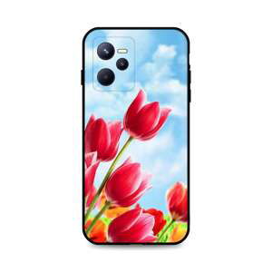 Kryt TopQ Realme C35 Tulips 74530 (pouzdro neboli obal na mobil Realme C35)