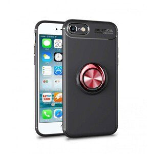 Kryt TopQ iPhone SE 2022 černý s červeným prstenem 74632 (pouzdro neboli obal na mobil iPhone SE 2022)