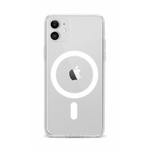 Kryt TopQ Clear Magnetic iPhone 12 pevný průhledný 76145 (pouzdro neboli obal na mobil iPhone 12)