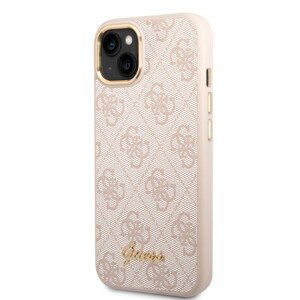 Guess PC/TPU 4G Metal Camera Outline Zadní Kryt pro iPhone 14 Plus Pink