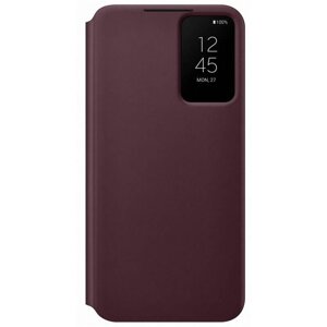 EF-ZS906CEE Samsung Clear View Cover pro Galaxy S22+ Burgundy