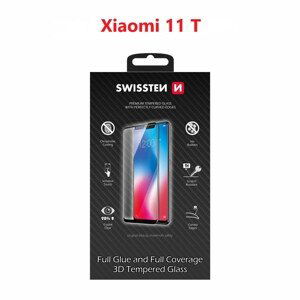 Sklo swissten ultra durable 3d full glue glass xiaomi mi 11 t černé