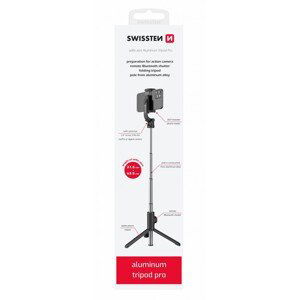 Swissten bluetooth selfie stick aluminum tripod pro