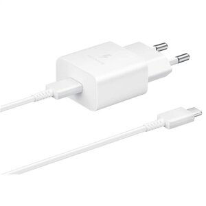 EP-T1510EWE + EP-DA705BWE Samsung Type C/Type-C Datový Kabel White (OOB Bulk)