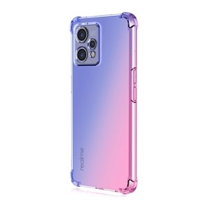 Kryt TopQ Realme 9 Pro+ Shock duhový modro-růžový 85561 (pouzdro neboli obal na mobil Realme 9 Pro+)