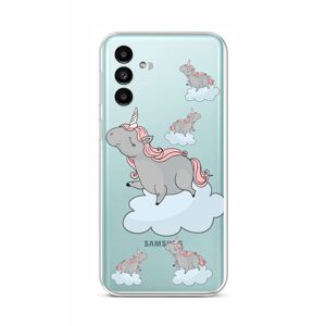 Kryt TopQ Samsung A13 5G Grey Unicorns 86983 (pouzdro neboli obal na mobil Samsung A13 5G)