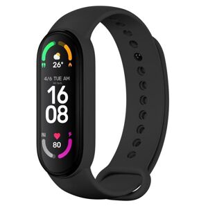 Silikonový řemínek FIXED Silicone Strap pro Xiaomi Mi Band 5/ Mi Band 6, černý