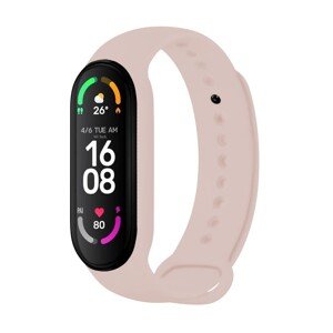 Silikonový řemínek FIXED Silicone Strap pro Xiaomi Band 7/ Mi Band 6/ Mi Band 5, růžový