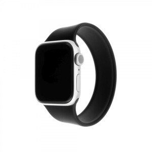 Elastický silikonový řemínek FIXED Silicone Strap pro Apple Watch 38/40/41mm, velikost XS, černý