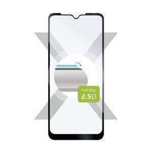 Ochranné tvrzené sklo FIXED Full-Cover pro Motorola Moto G Pure, lepení přes celý displej, černé
