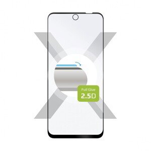 Ochranné tvrzené sklo FIXED Full-Cover pro Motorola Moto G42 5G, lepení přes celý displej, černé