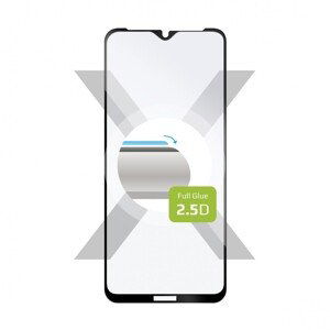 Ochranné tvrzené sklo FIXED Full-Cover pro Nokia 2.4, lepení přes celý displej, černé