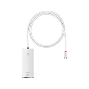 Adaptér Baseus HUB USB-C (Type-C) - 4x USB-A bílý 92795