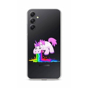Kryt TopQ Samsung A34 Rainbow Splash 93159 (pouzdro neboli obal na mobil Samsung A34)