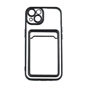 Kryt TopQ Pocket iPhone 14 černý 94282 (pouzdro neboli obal na mobil iPhone 14)