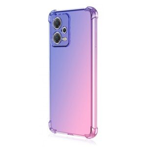 Kryt TopQ Xiaomi Poco X5 Pro 5G Shock duhový modro-růžový 95974 (pouzdro neboli obal na mobil Xiaomi Poco X5 Pro 5G)