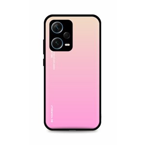 Kryt TopQ LUXURY Xiaomi Redmi Note 12 Pro+ 5G pevný duhový meruňkový 96737 (pouzdro neboli obal na mobil Xiaomi Redmi Note 12 Pro+ 5G)