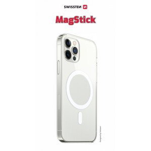 Zadní kryt Swissten Clear Jelly Magstick na iPhone 15 Pro průhledný