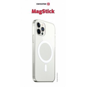 Zadní kryt Swissten Clear Jelly Magstick na iPhone 15 Plus průhledný