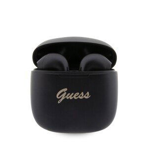 Bezdrátová sluchátka Guess True Wireless Script Logo BT5.3 6H Stereo černá