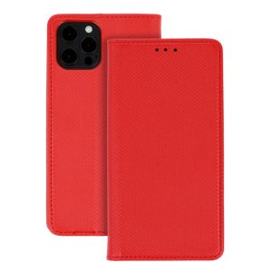 Knížkové pouzdro TopQ Smart Magnet pro IPHONE 13 RED