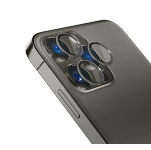 Tvrzené sklo 3mk Lens Pro ochrana kamery pro Apple iPhone 15 Pro Max, graphite