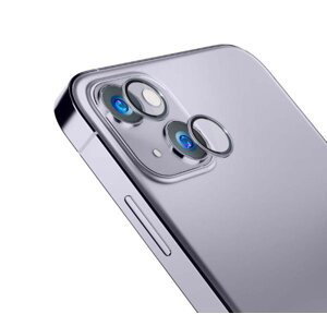 Tvrzené sklo 3mk Lens Pro ochrana kamery pro Apple iPhone 14, sierra blue