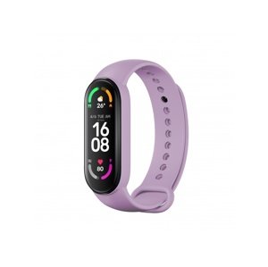 Silikonový řemínek Rhinotech Strap pro Xiaomi Mi Band 6, levandulová