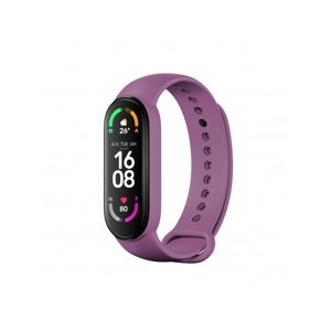 Silikonový řemínek Rhinotech Strap pro Xiaomi Mi Band 6, fialová