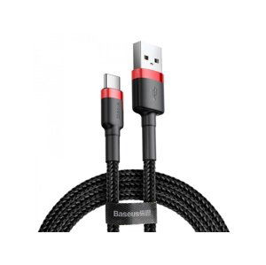 Datový kabel Baseus Cafule Cable USB pro Type-C 2A 2M, černá/červená