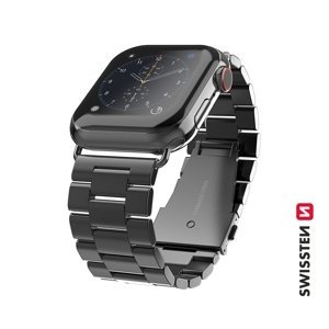 Kovový řemínek Swissten pro Apple Watch 38-40mm, černá