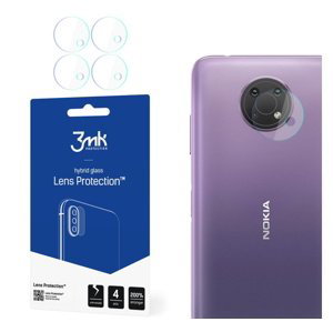Hybridní sklo 3mk Lens ochrana kamery pro Nokia G10 (4ks)