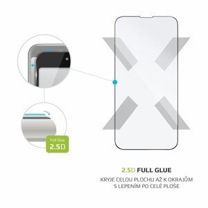 Tvrzené sklo FIXED Full-Cover pro Apple iPhone 13 Pro Max, černá