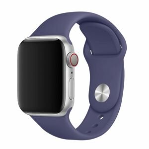 Set silikonových řemínků FIXED Silicone Strap pro Apple Watch 42/44/45 mm, oceánsky modrá