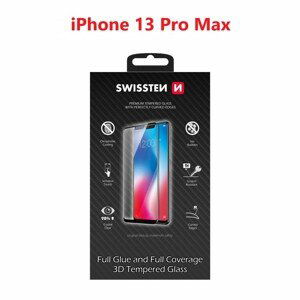 Tvrzené sklo Swissten Ultra Durable 3D Full Glue Glass pro Apple iPhone 13 Mini, černá